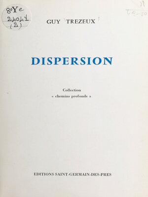 cover image of Dispersion